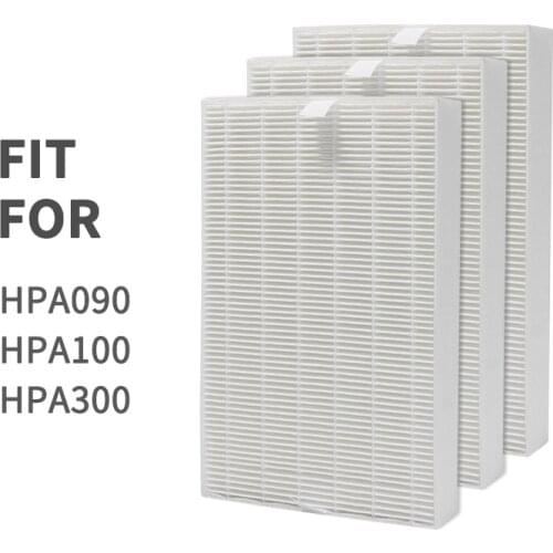 3PCS Air Purifier Filters HEPA Filters Replacement For Honeywell HPA090 HPA100 HPA300 Series