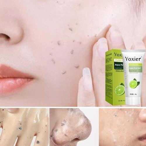 Deep Cleansing Exfoliating Gel Whitening Moisturizing Cleanser And Removal Care Repair Blackhead Acne Scrub Skin D5S2