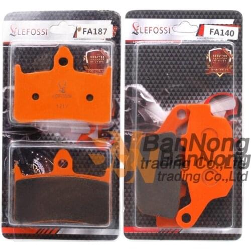 Motorcycle Front / Rear Brake Pads sets For Honda CB 250 F Hornet 1996-2001 NT 650 Bros 1988-1992 NT 400 Bros 400 NC25
