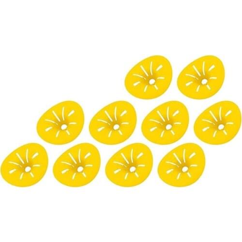 10PCS Reusable Yellow Plastic Bee Catcher Flower Shaped Flying Insects Funnel Wasp Trap Pest Control Killer Home Outdoor Garden