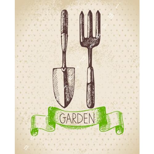 MY GARDEN METAL TIN SIGN POSTER WALL PLAQUE