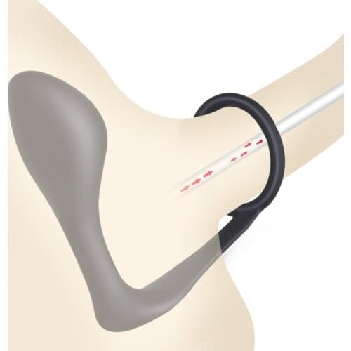 Male Anal Butt Plug Delay Ejaculation Ring Prostate Massage Anal Plug Silicone Prostate Stimulator Adult Sex Toys for Men Gays