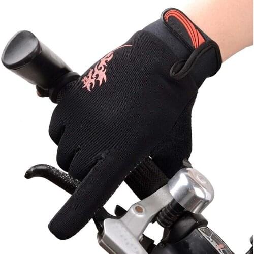 Men Women Cycling Non-slip Full Finger Glove Windproof Touchscreen Bike MTB Breathable Bicycle Mountaineering Motorcycle Gloves