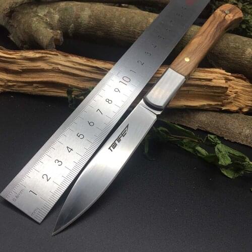 TONIFE HKT3103 Gent-H Small Fixed Knife Home Use Kitchen Fruit Knife Survival Hunting Pocket Rescue EDC Diving Cutting tools