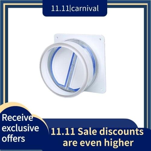 High quality Kitchen range hoods check valve anti odor control bathroom check valve back-pressure valve non-return flap valve