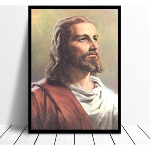 Portrait Of Jesus Christ Religion Canvas Posters Prints Wall Art Painting Decorative Picture Living Room Modern Home Decoration