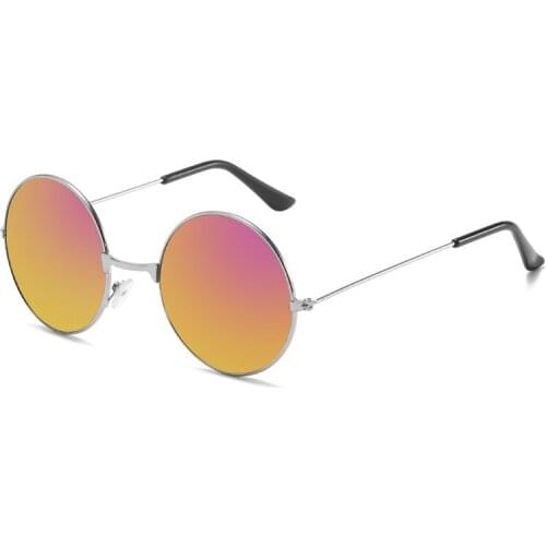 New Round Retro Sunglasses Men Women Steampunk Eyewear Unisex HD Sun Glasses UV Protection Cycling Eyewear Motocross Goggles