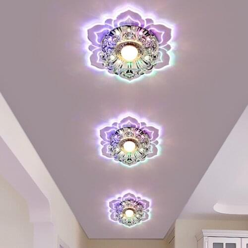 5W Modern Chandelier Crystal LED Ceiling Light Wall Sconce For Home Decoration Balcony Lamp Porch Light Corridors Light Fixture