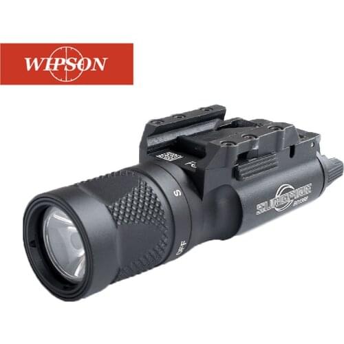 WIPSON X300V Flashlight Waterproof Weapon Light Pistol Gun Lanterna Rifle Picatinny Weaver Mount For Hunting