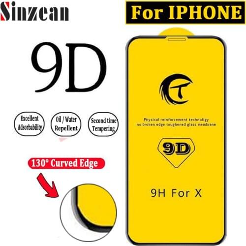 100pcs For IPHONE 11 Pro/678 Plus 9D Curved Edge Full Cover Tempered Glass For IPHONE 12 pro/ XS MAX/XR screen protector