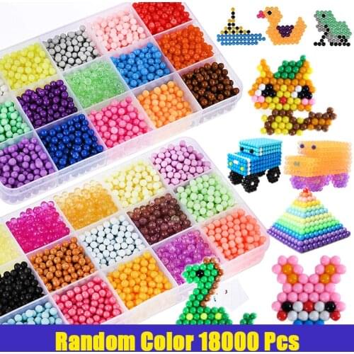 4.5MM Antistress Beads Cute Creative Magic Refill Puzzle Aquabeads Water Spray Beads Set Ball Children Games 3D DIY Education