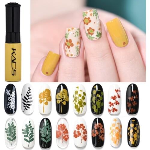 47 Colors Nail Art Stamping Polish 7ml Stamping Nail Polish Colorful Printing Varnish Lacquer for Stamping Gold Silver Series