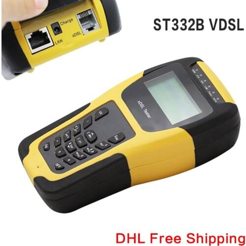 English ST332B VDSL Tester for xDSL Test Installation and Maintenance Tools (ADSL/ADSL2/ADSL2+/VDSL2 /READSL) DHL Free Shipping