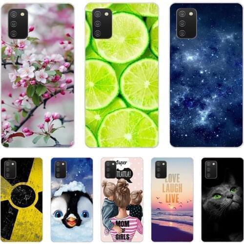 For Samsung Galaxy A02S Case Printing Silicone Soft TPU Clear Phone Cover For Samsung A02S 6.5'' A 02S Back Shells Cases 2020