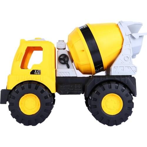 Childrens Toy Inertial Sliding Engineering Truck Series Mixer Toy Cartoon Large Alloy Engineering Car Car Childrens Gift