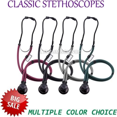 Classic Color Professional Dual Head Medical Estetoscopio Cardiology Cute EMT Stethoscope