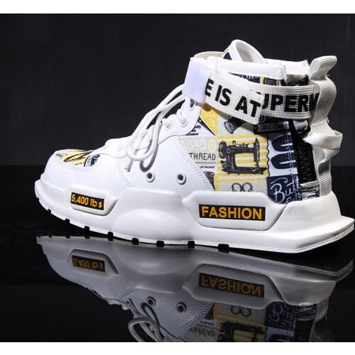 Summer 2021 Men Casual Shoes Platform Sneakers Breathable Luxury Brand High Quality Red Sneaker Male Tenis Zapatillas Hombre