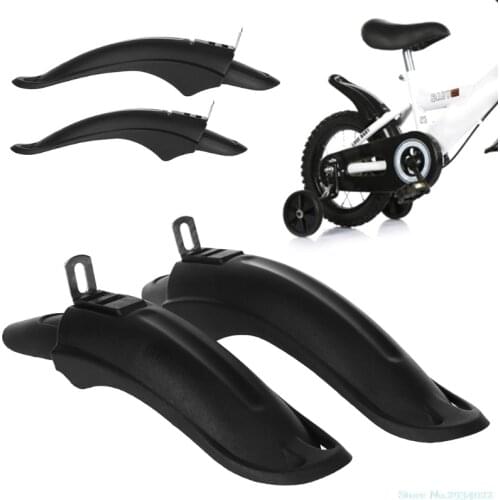 New 1 Pair 12/14inch Children Bike Bicycle Fender Mudguard Front Rear Dustproof Drop Ship