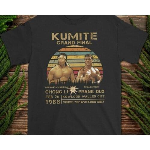 Kumite Grand Final Chong Li V Frank Dux Bloodsport Vintage T-Shirt Unisex S-3Xl Tee Shirt