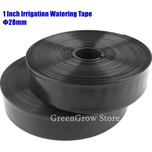 100~10m 1" Φ28mm Thick 0.19/0.23mm Micro Spray Tape Fruit Tree Farm Water Saving Irrigation Watering Tape Garden Lawn Water Hose