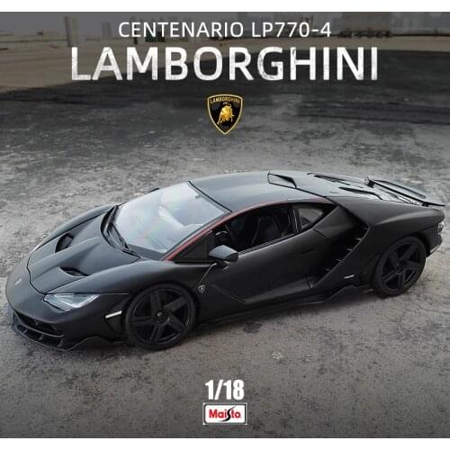 Maisto 1:18 Lamborghini LP770 car alloy car model simulation car decoration collection gift toy Die casting model boy toy