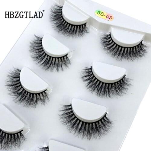 4 Pairs 25 mm 3d Mink Lashes Bulk Faux with Custom Box Wispy Natural Mink Lashes Pack Short Wholesales Natural False Eyelashes