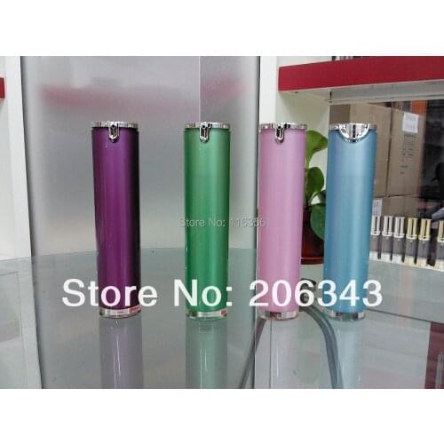 50ML pink/green/purple/blue acrylic pump lotion bottle,cosmetic container,press pump bottle ,foundation bottle