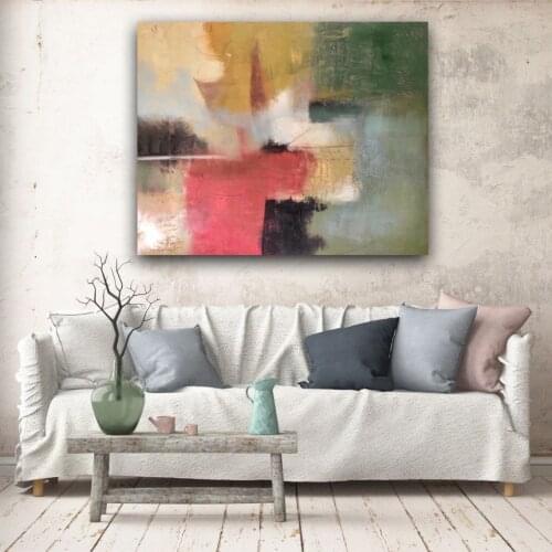 Hand Painted Flower Painting Pink Rose Canvas Painting Wall Art Famous Painting High-end Art For Modern Home Decor