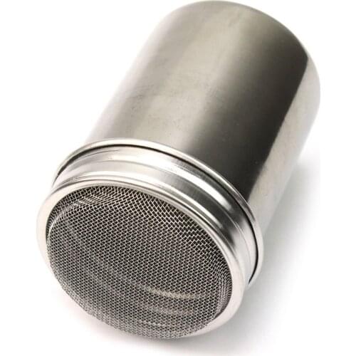 Silver stainless steel mesh tube type dusters dusting salt shaker spice jar