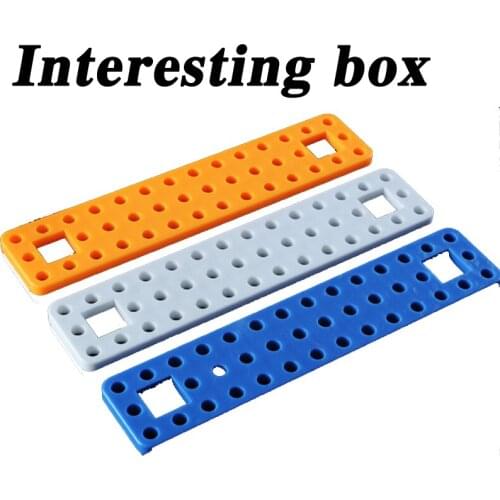 Connecting rod Fixed rod 126*27*4mm model material round hole plastic strip 1117