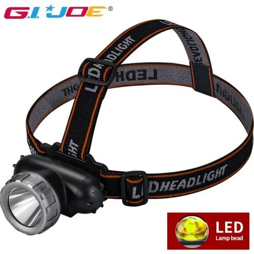 GIJOE Super Bright LED Headlamp Built-in Battery USB Rechargeable Mini Portable Flashlight Lantern Outdoor Camping Headlight