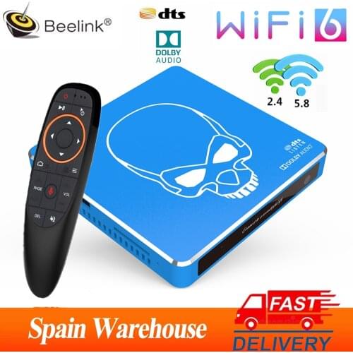 Beelink GT King Pro Android 9.0 TV Box Hi-Fi Lossless Sound DTS 4K Amlogic S922X-H 4G+64G Smart TV box BT4.1 Media set top box