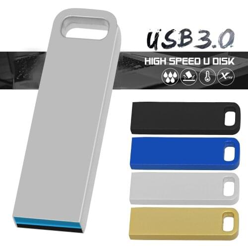 USB Flash Drive MetalReal capacity Pendrive128GB High Speed USB Stick 32GB Pen Drive 64GB 8GB 4GB 16GB waterproof USB Flash