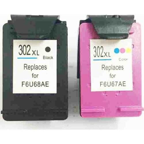 Vilaxh hp 302 302xl Replacement cartridge for hp 302 xl ink cartridge Deskjet 1110 1111 1112 2130 2131 Officejet 4650 Printer
