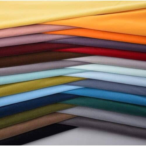 High Quality Heavy Solid Color Velvet Fabric Sofa Cushion Pillow Case Furniture Home Decoration Accessories by Meters