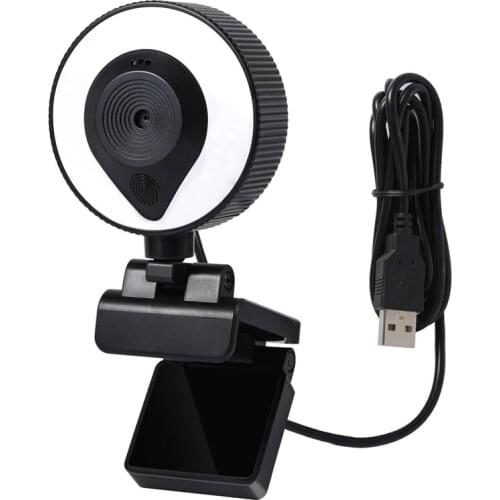 W20 Fill Light Camera HD Built-in Microphone Auto Focus USB Computer Fill Light Network Beauty Live Camera