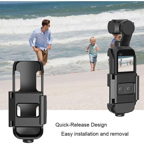 Protective Case House Extemd Mount Adapter with 1/4 Screw for Tripod EXtension pole for DJI Osmo Pocket gimbal