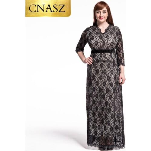 Womens Plus Size Lace Empire Dress Aline Maxi Long Casual Summer Dress