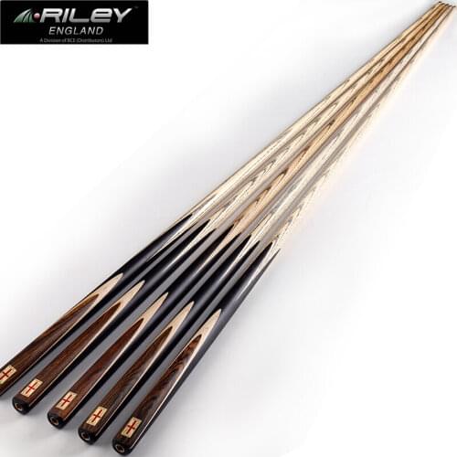RILEY RCENT-101 Handmade 9.5mm Deer Tip One Piece Billiard Snooker Stick Cue with Case Extension Original England Taco Black 8