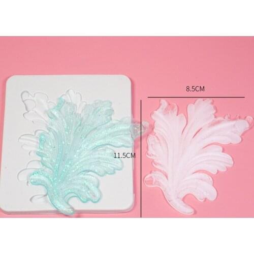 1PC Coral Fern Leaf Plant Silicone Mould Epoxy Resin DIY Handmade Jewelry Box Tool Model Accessories