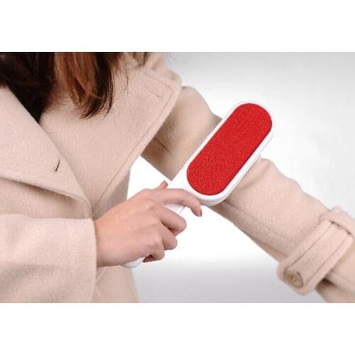 1PC Magic Lint Dust Brush Pet Hair Remover,Double faced anti-static clothes dust brush sticky Lint sticking roller OK 0193