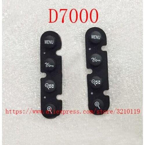 10PCS Free shipping New Repair Parts For Nikon D7000 D7100 D7200 Back Cover Menu Function Key Button Rubber