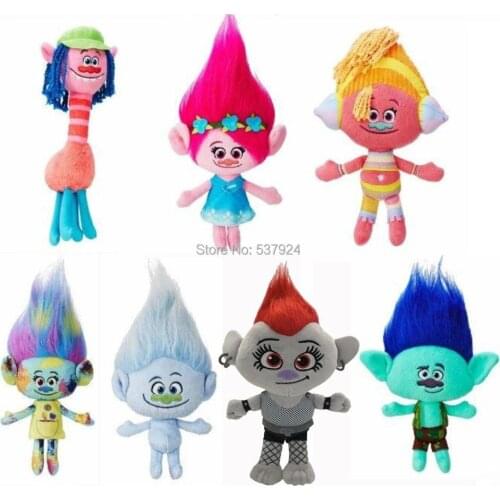 New 10PCS Poppy Branch Barb Cooper Guy Diamond Harper 9"-14" 23-35CM Plush Doll