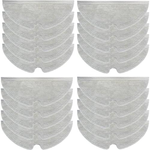 20Pcs/Lot Mop Cloths Rag Wipes for Xiaomi Dreame D9 Robotic Vacuum Sweeper Mopping Cleaner Accessories Parts