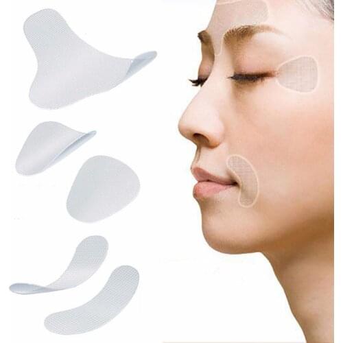 27Pcs Face Lift Tape V-Shape Lift Sticker Face Lift Stickers Invisible Thin Face Stickers Face Lifting Patches Beauty Tools