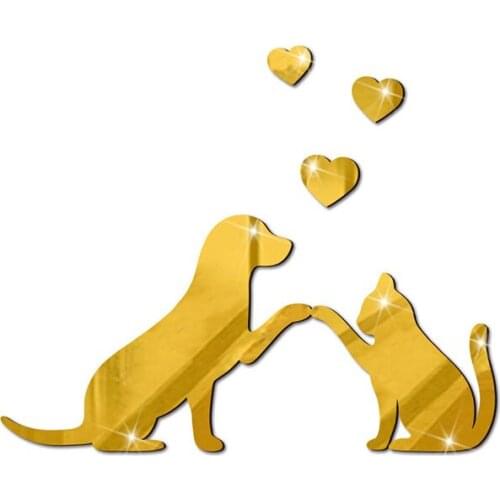 3D Wallpaper for Walls Modern Animal Black Arcylic Self-adhesive Wallpaper Furniture Stiker Living Room Bathroom Home Decoration