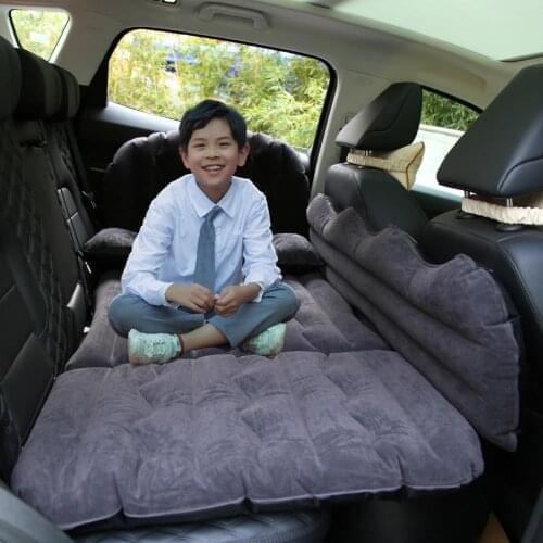 Auto Inflatable Mattress Wavy Multi-Function Cushion Auto Car Air Bed Sleeping Special Air Mattress Car Travel Bed