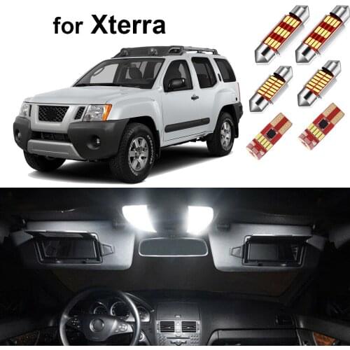 Canbus Car Led Interior Light Kit For Nissan Xterra 2000-2015 Indoor Dome Map Reading Trunk License Plate Light Lamp