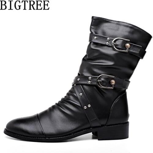Black Leather Boots Men Winter Shoes Men Snow Boots Men Zapatos De Hombre Chaussure Homme Обувь Мужская Botas Masculina Ayakkabı