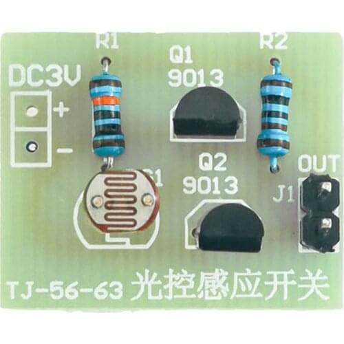 Light Control Controller Sensor Board Switch Module Photosensitive Induction Switch Electronic Trainning Electronic PCB Board